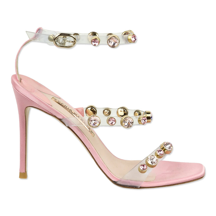 Sophia Webster Pink Rosalind Gem 85 Sandals