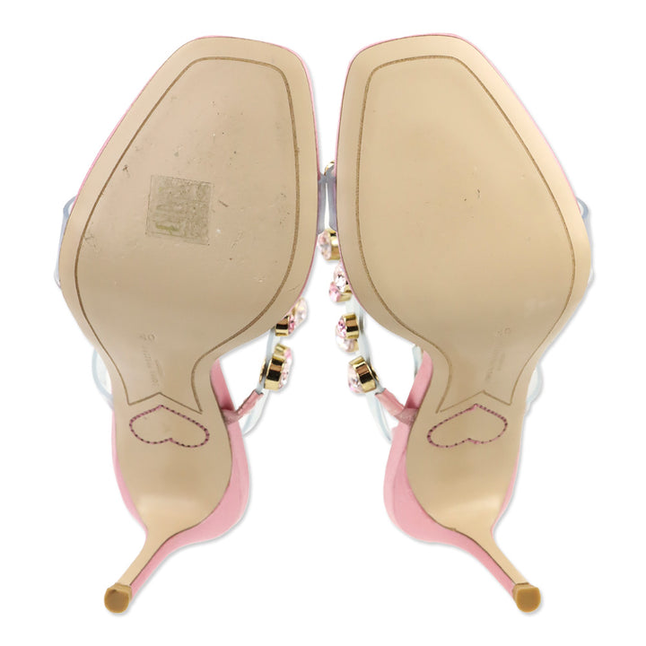 Sophia Webster Pink Rosalind Gem 85 Sandals