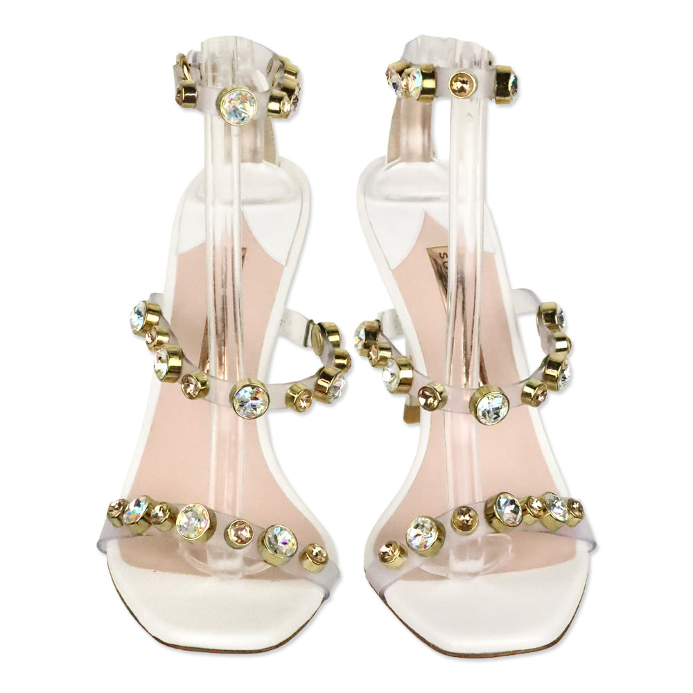 Sophia Webster White Rosalind Gem 85 Sandals