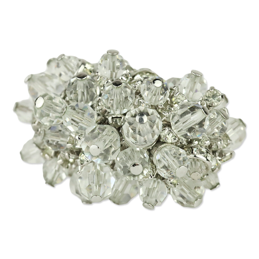 St. John Silver Beaded Cocktail Ring