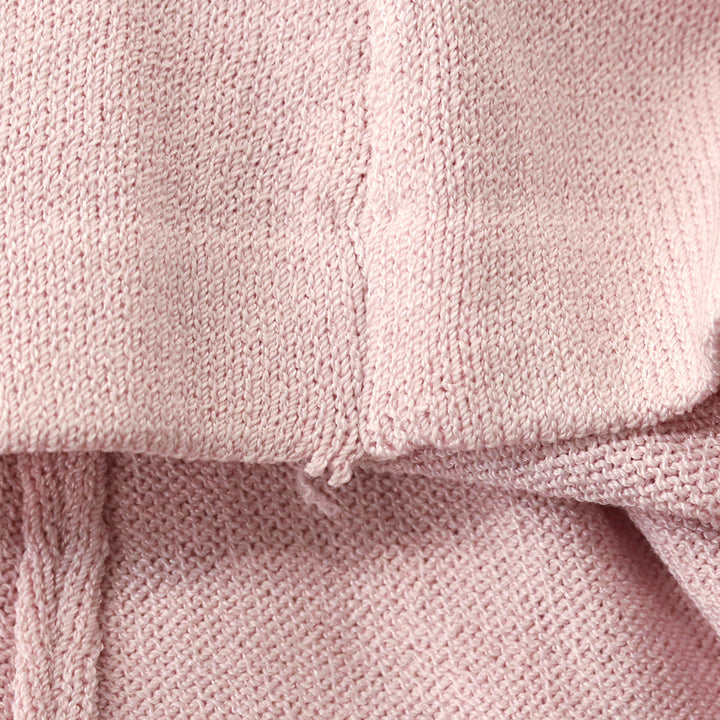 St. John Pink Petal Santana Knit Scoop Neck Tank Top