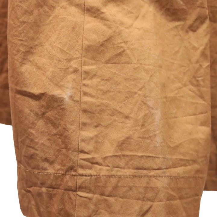 Staud Moana Brown Cotton-Poplin Halteneck Midi Dress