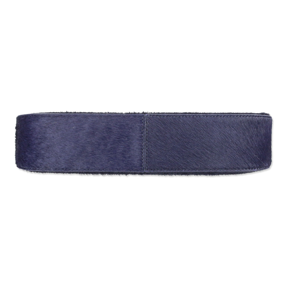 Staud Navy Cow Fur Alex Bag