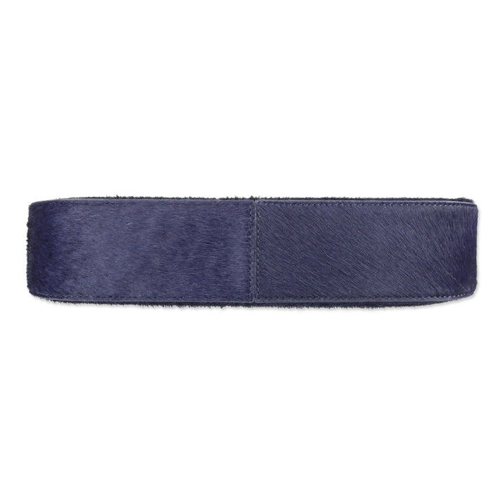 Staud Navy Cow Fur Alex Bag