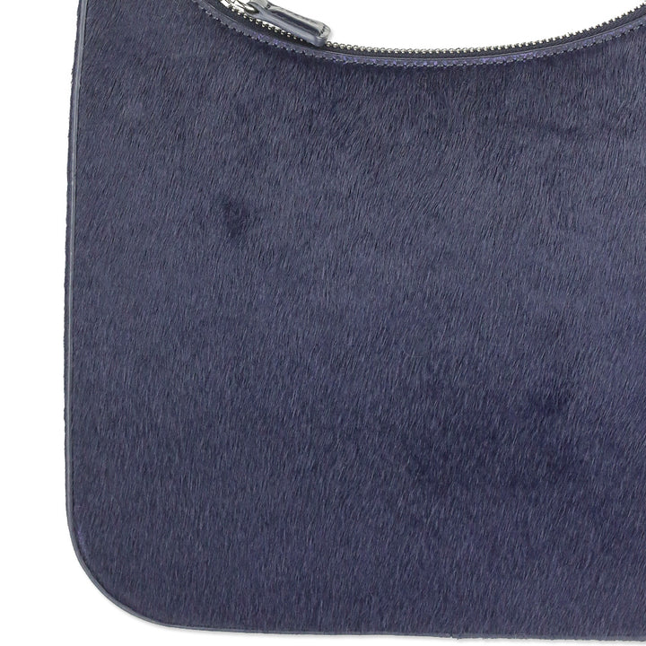 Staud Navy Cow Fur Alex Bag