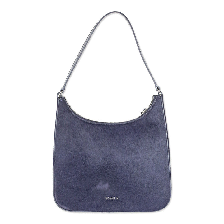 Staud Navy Cow Fur Alex Bag