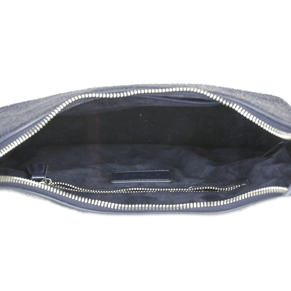 Staud Navy Cow Fur Alex Bag