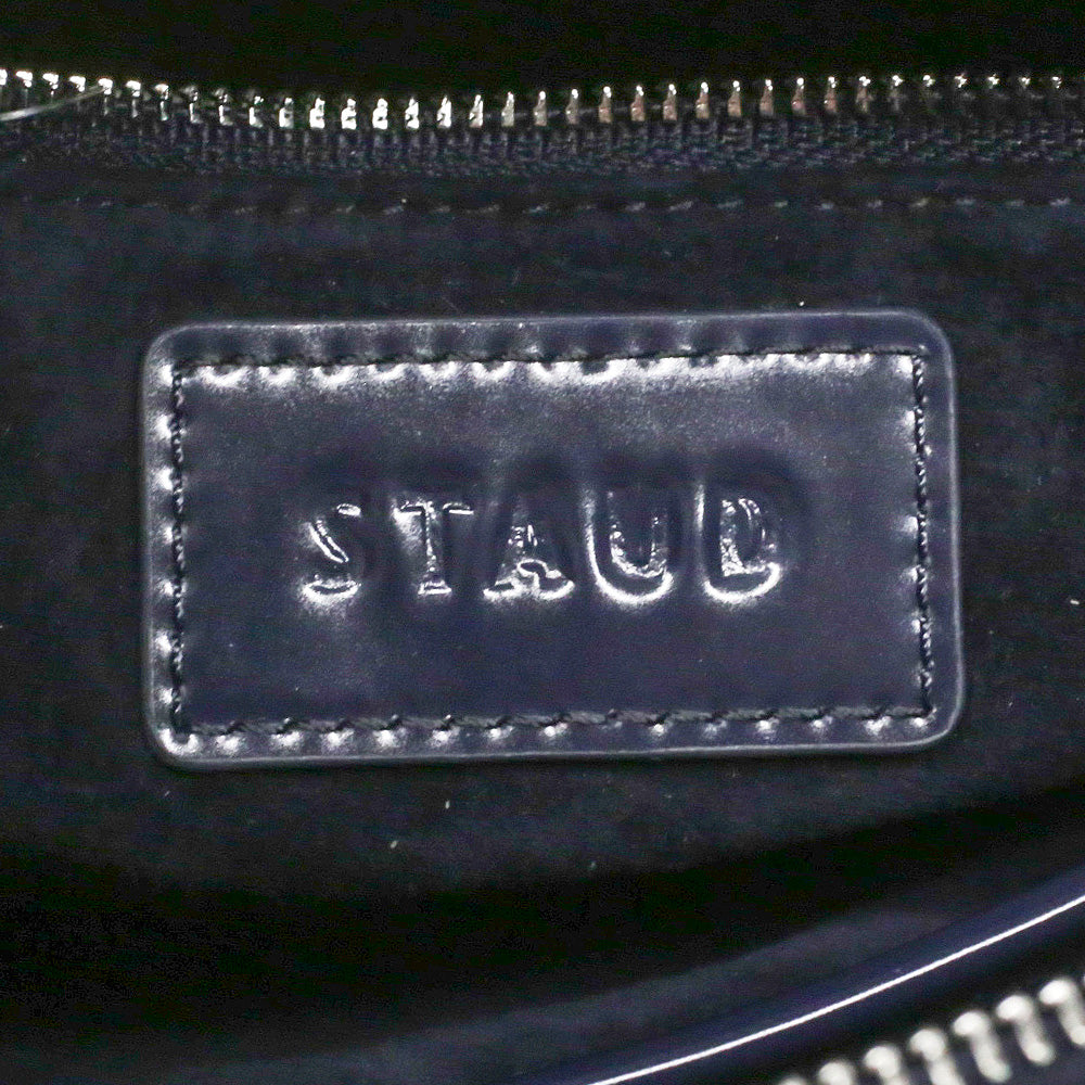 Staud Navy Cow Fur Alex Bag