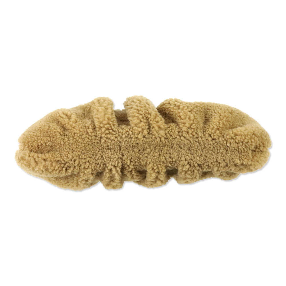 Staud Tan Bean Shearling Teddy Bear Shoulder Bag