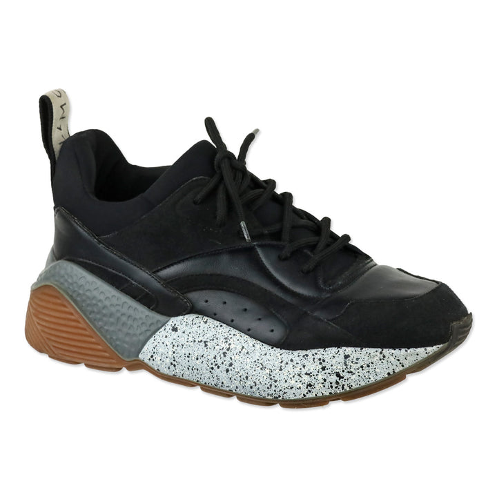 Stella McCartney Black Eclypse Low-Top Platform Sneakers