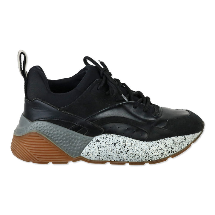 Stella McCartney Black Eclypse Low-Top Platform Sneakers