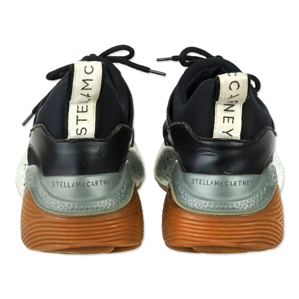 Stella McCartney Black Eclypse Low-Top Platform Sneakers