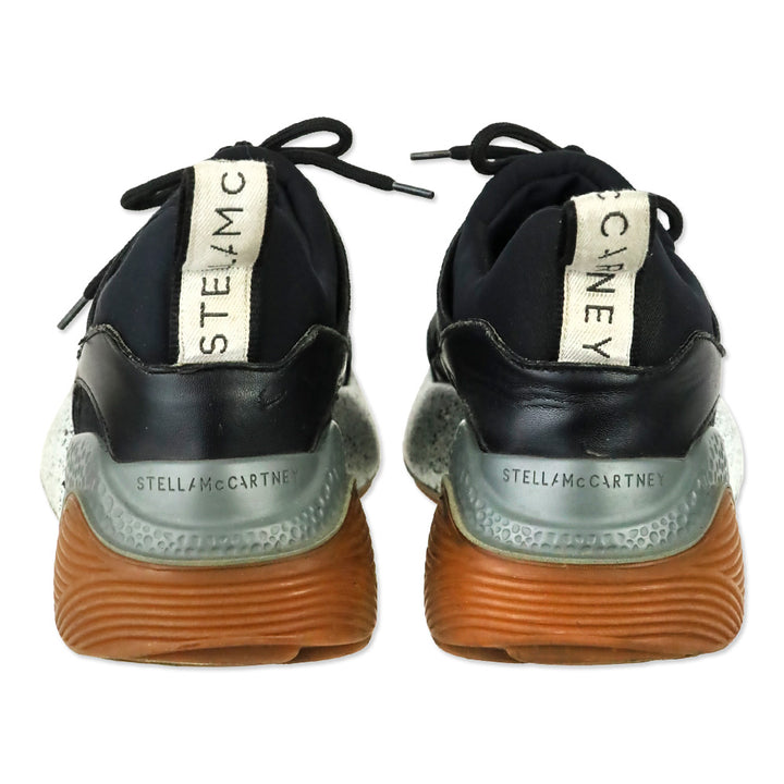 Stella McCartney Black Eclypse Low-Top Platform Sneakers