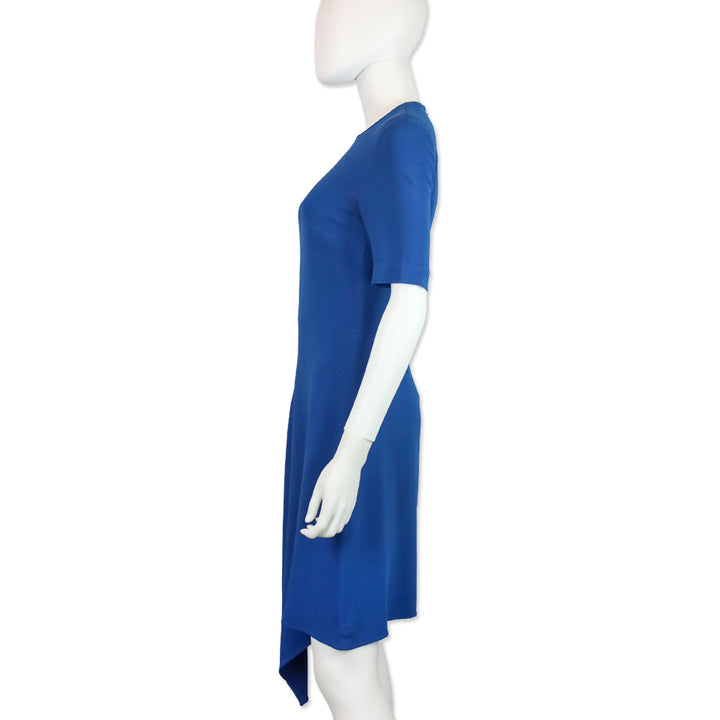 Stella McCartney Blue Handkerchief Hem Blue Dress