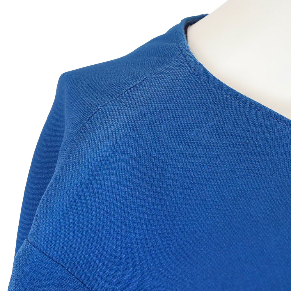 Stella McCartney Blue Handkerchief Hem Blue Dress