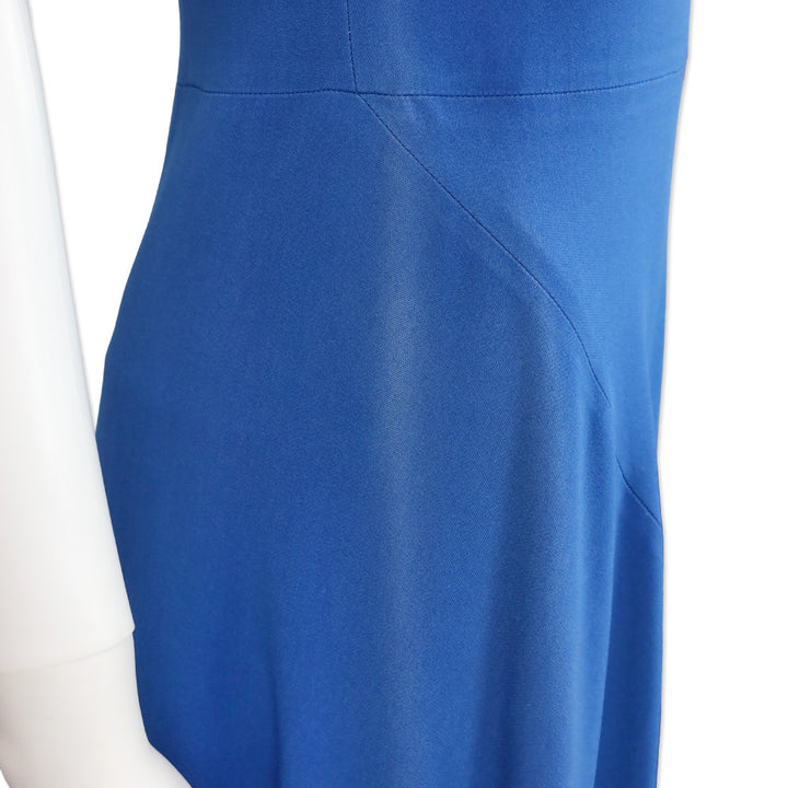 Stella McCartney Blue Handkerchief Hem Blue Dress