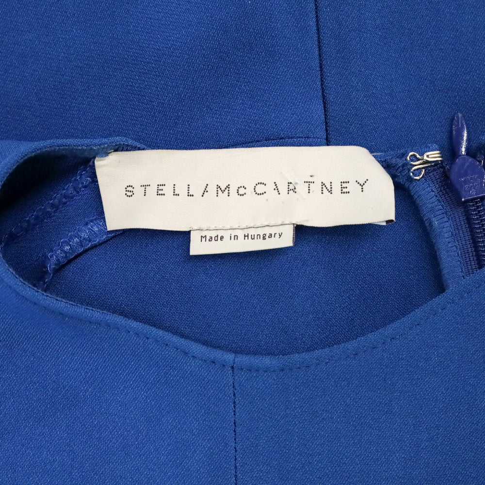 Stella McCartney Blue Handkerchief Hem Blue Dress