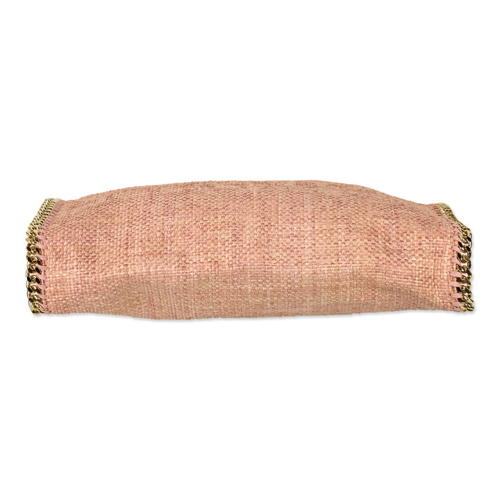 Stella McCartney Brick Weaved Raffia Chain Falabella Tote