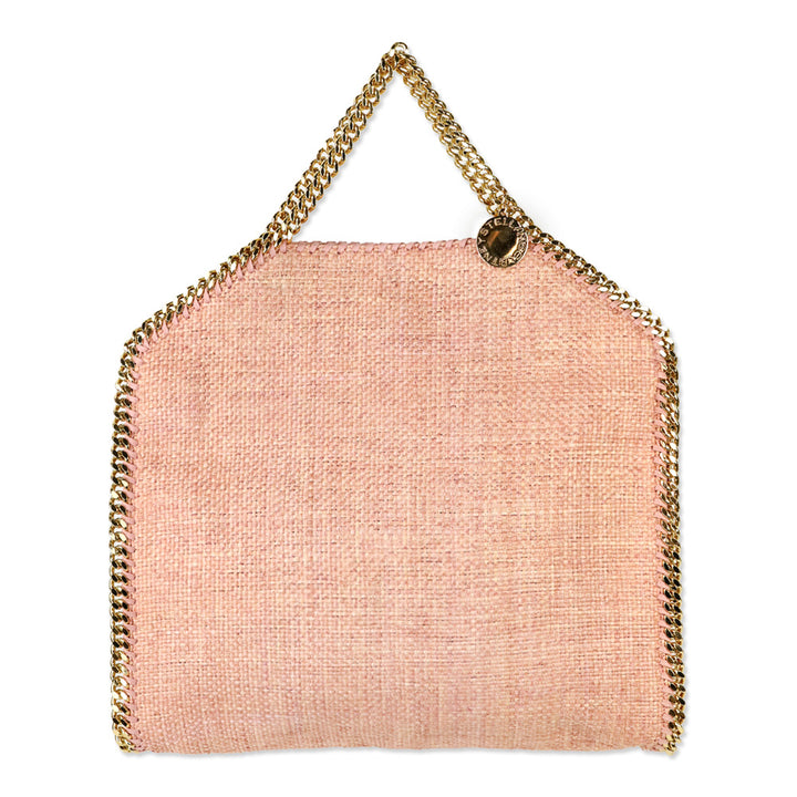 Stella McCartney Brick Weaved Raffia Chain Falabella Tote