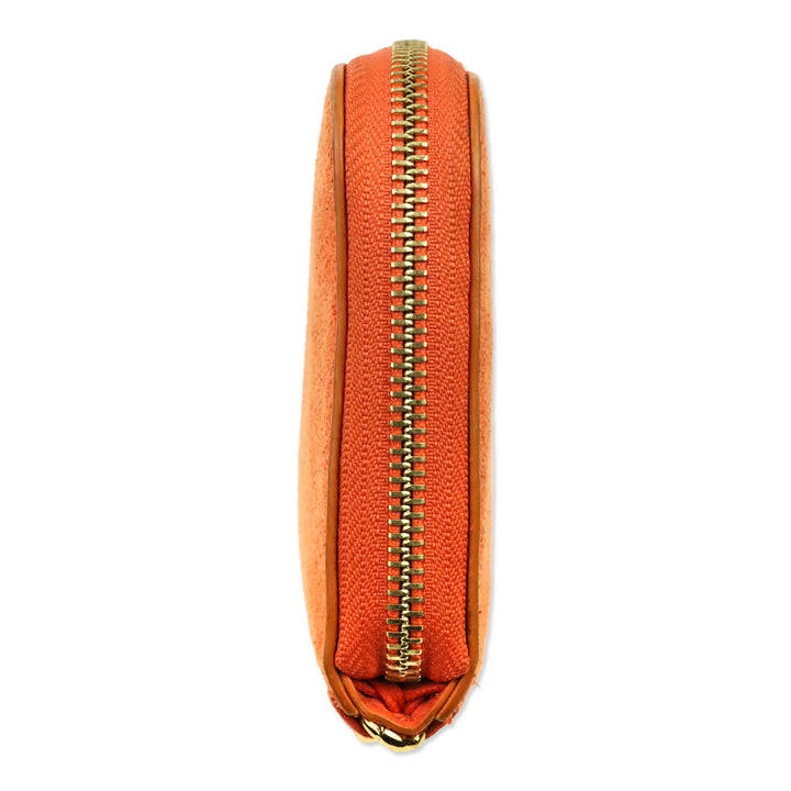 Stella McCartney Orange Falabella L-Zip Continental Wallet