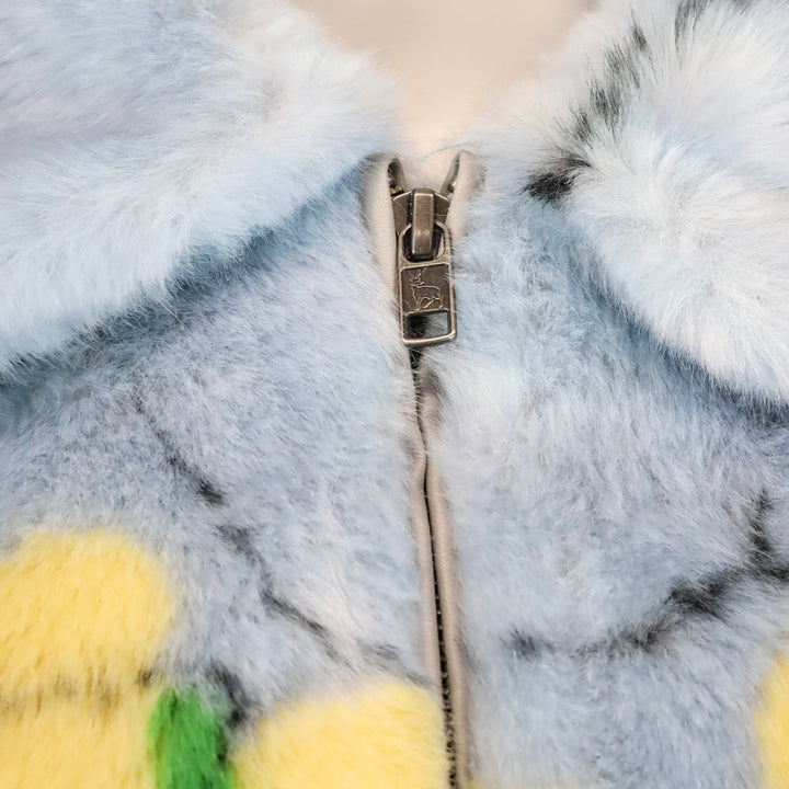 Stella McCartney x The Beatles Lucy in the Sky Print Faux-Fur Coat