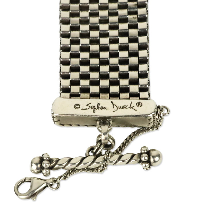 Stephen Dweck Sterling Silver Mesh Toggle Bracelet