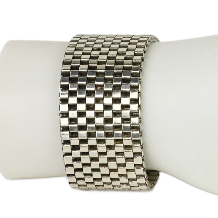Stephen Dweck Sterling Silver Mesh Toggle Bracelet
