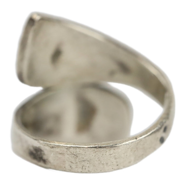 Sterling Silver & Crushed Turquoise Inlay Wing Wrap Ring