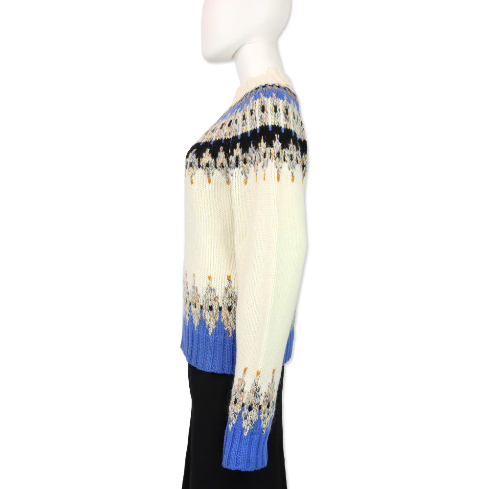 Stine Goya Justin Fair Isle Wool-Blend Knit Sweater
