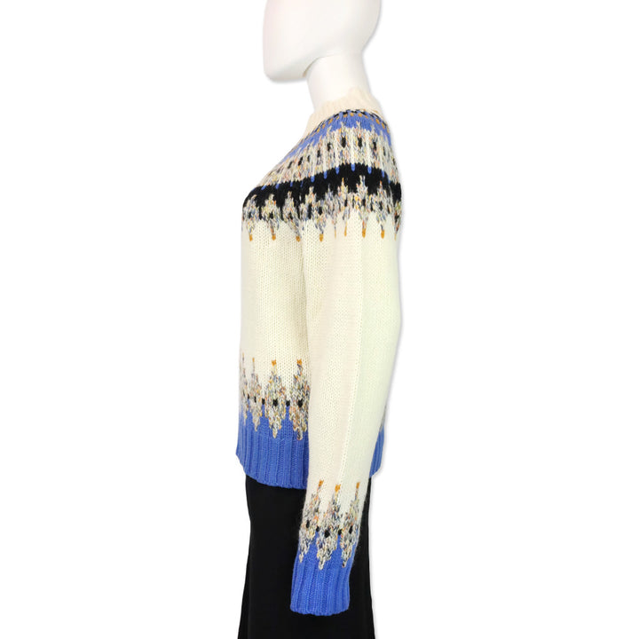 Stine Goya Justin Fair Isle Wool-Blend Knit Sweater
