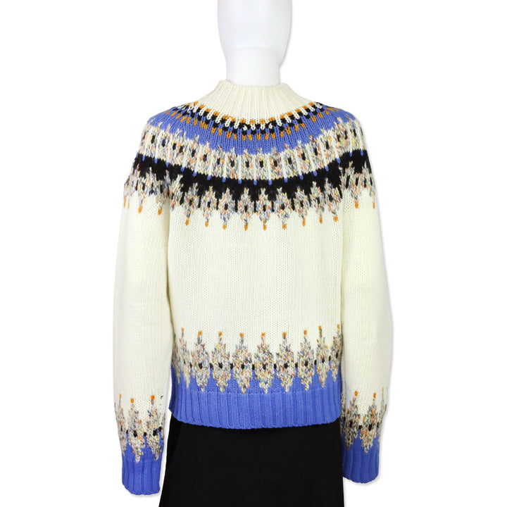 Stine Goya Justin Fair Isle Wool-Blend Knit Sweater