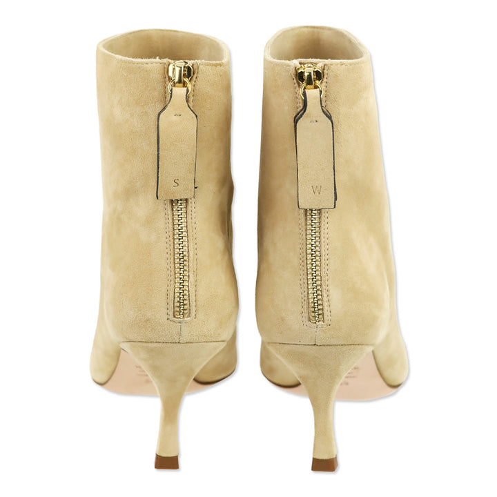Stuart Weitzman Adobe Suede Juniper 70 Booties