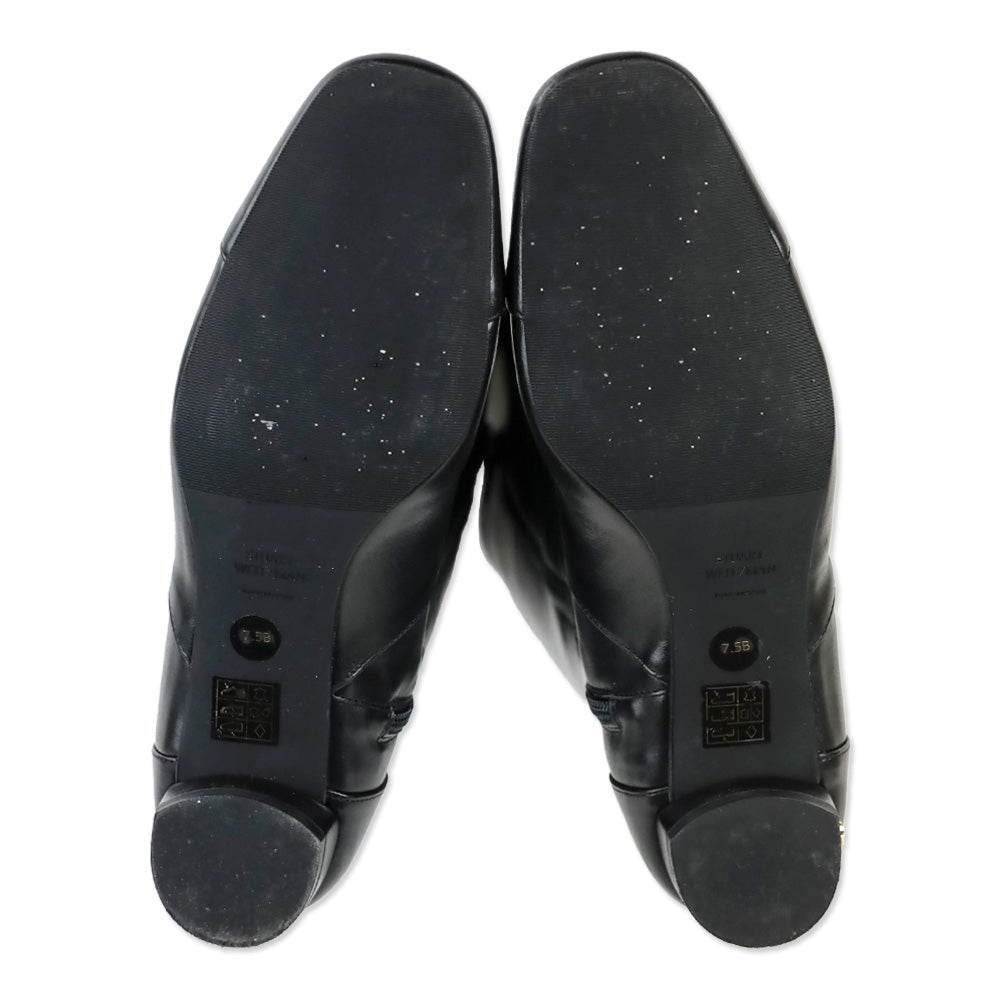 Stuart Weitzman Black Leather Knee High Boots