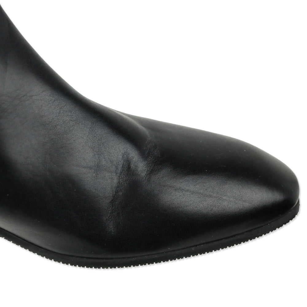 Stuart Weitzman Black Smooth Calf Cleora Chelsea Boot