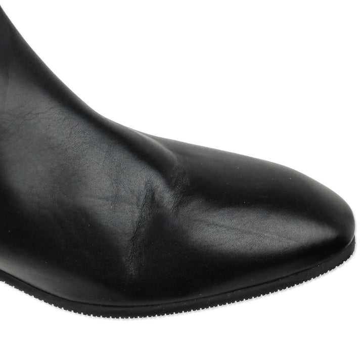Stuart Weitzman Black Smooth Calf Cleora Chelsea Boot
