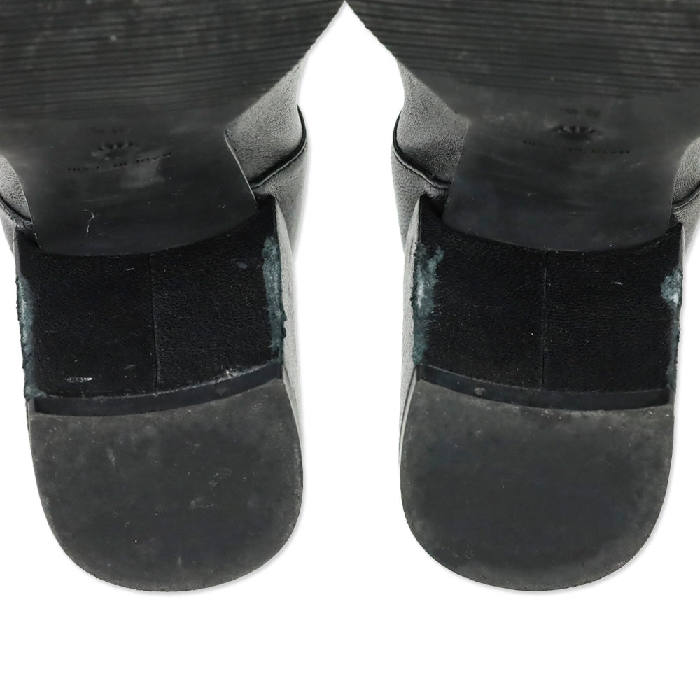 Stuart Weitzman Black Stretch Nappa Leather Yuliana 60 Booties