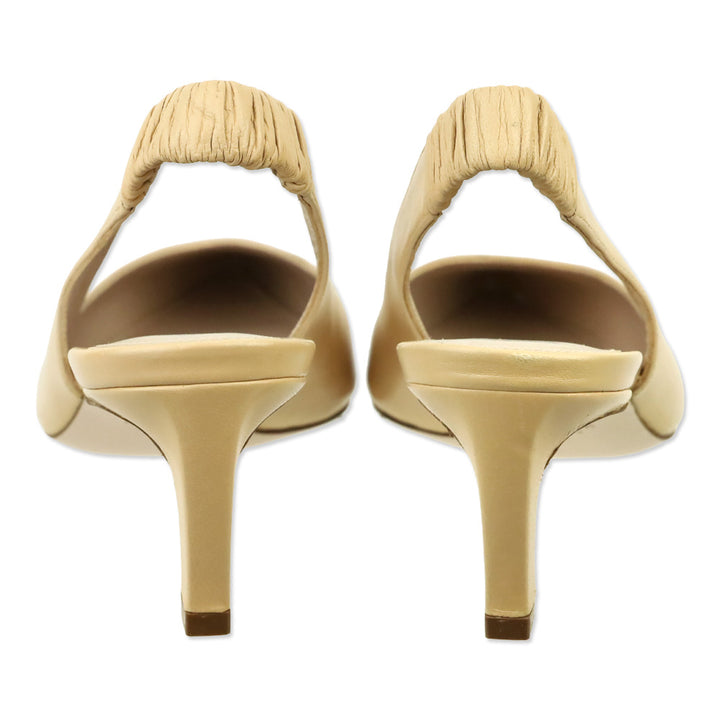 Stuart Weitzman Blush Tripoli Hayday Slingback Heels