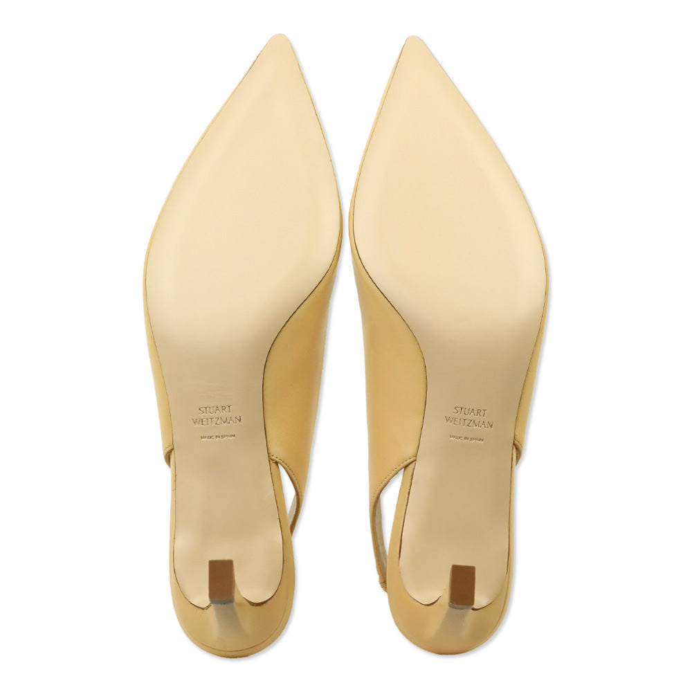 Stuart Weitzman Blush Tripoli Hayday Slingback Heels
