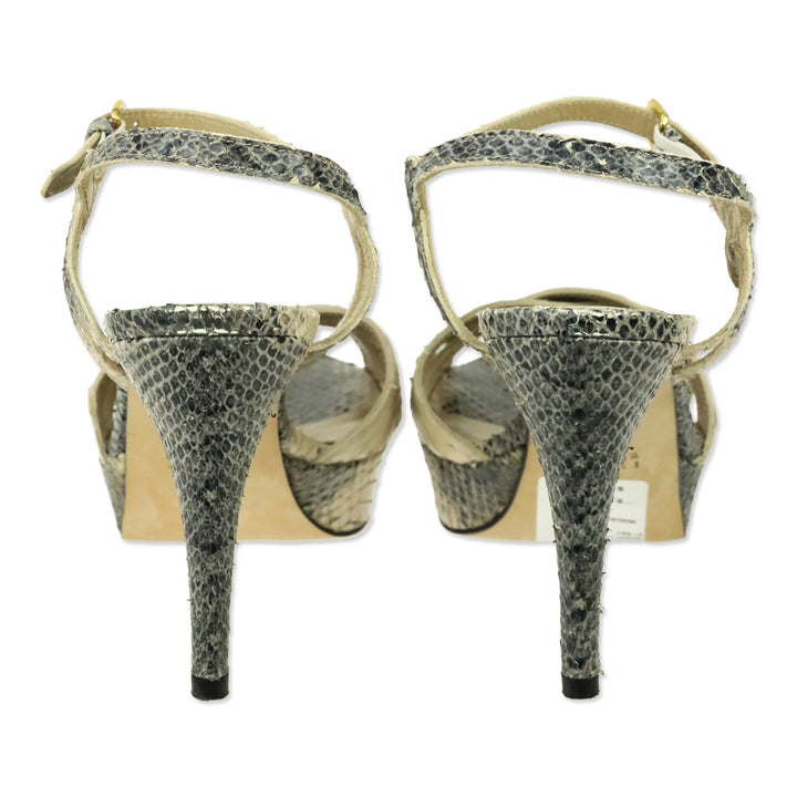 Stuart Weitzman Buff Whips Snakeloopthru Sandal