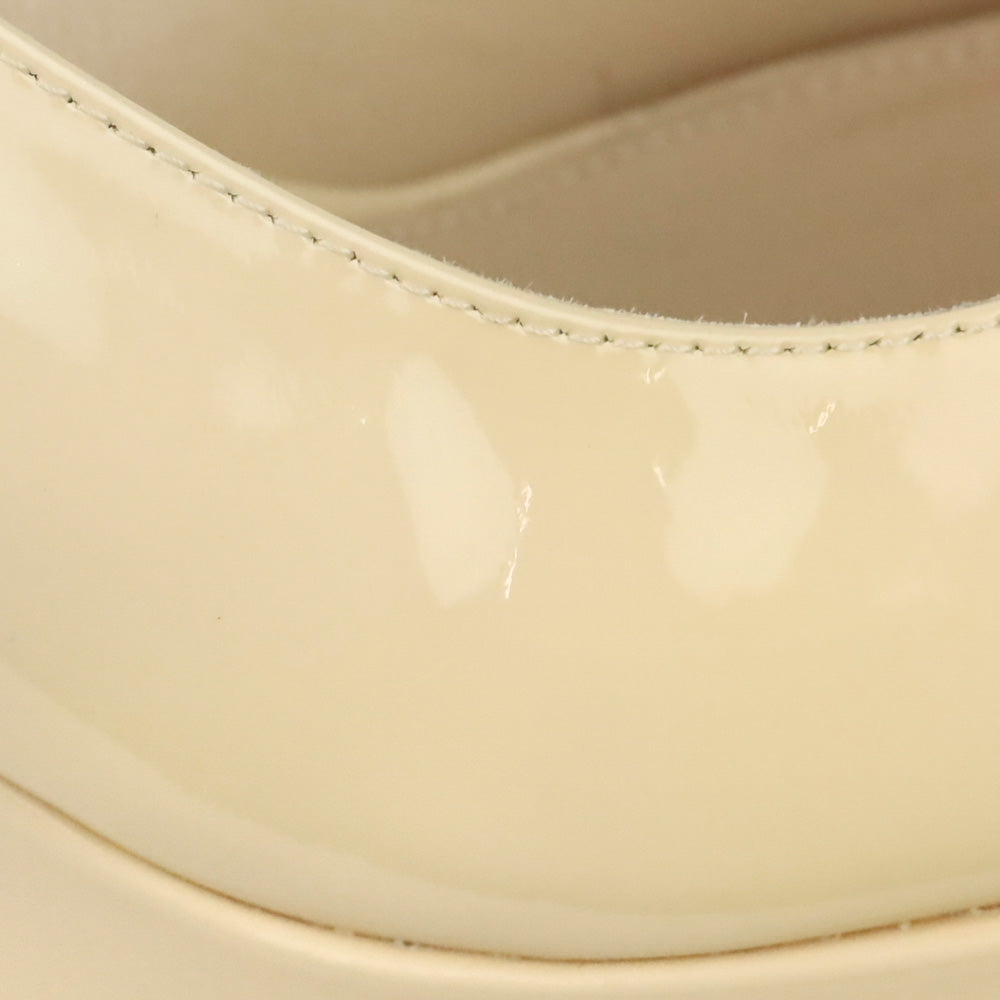 Stuart Weitzman Cashew Gloss Hampton Slingback Wedge Pump