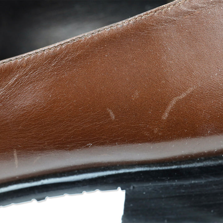 Stuart Weitzman Chestnut Calf Leather Loafer