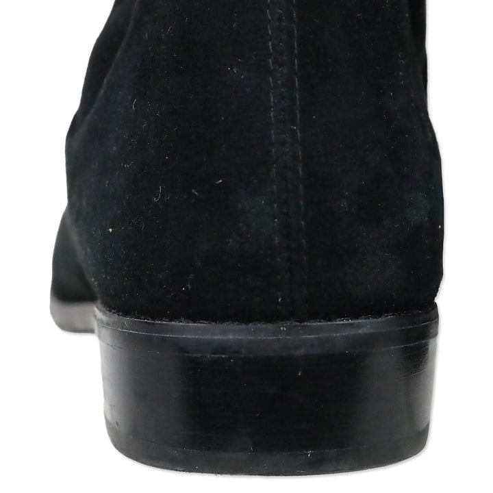 Stuart Weitzman Lilene Black Suede Ankle Boot