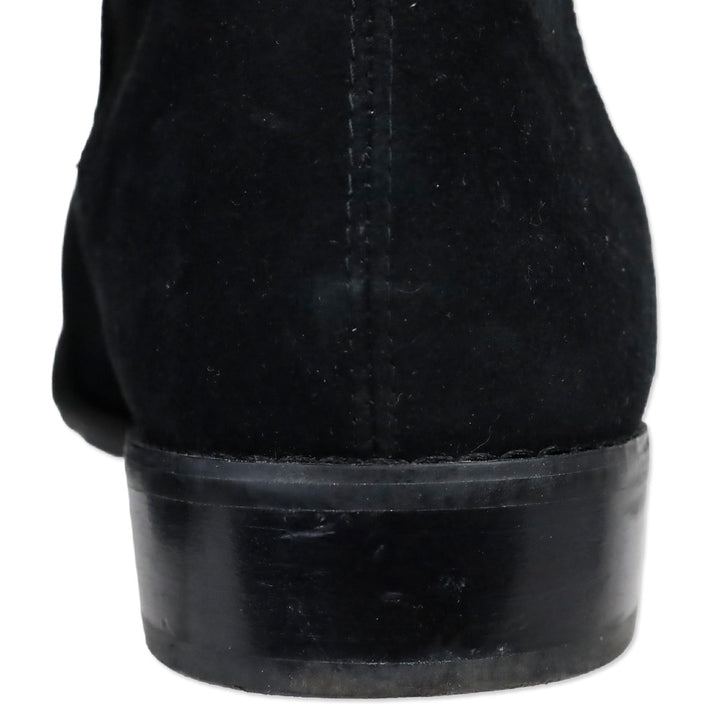 Stuart Weitzman Lilene Black Suede Ankle Boot