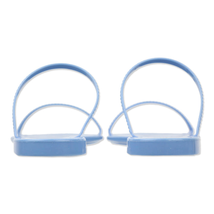 Stuart Weitzman Periwinkle Semi-Shine Rubber Sawyer Slide Sandal