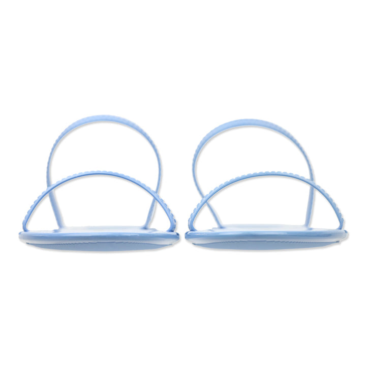 Stuart Weitzman Periwinkle Semi-Shine Rubber Sawyer Slide Sandal