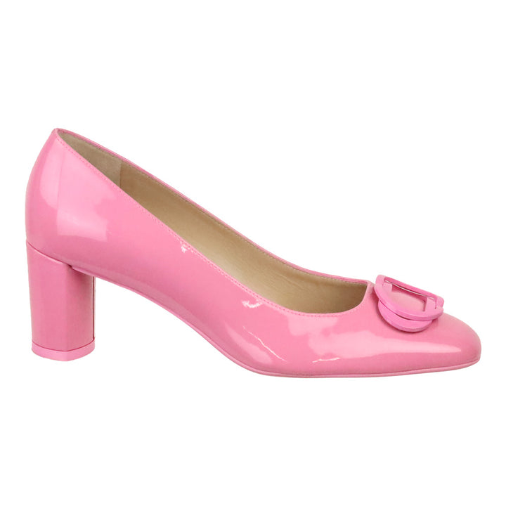Stuart Weitzman Pink Patent Anicia 60 Tonal Pump