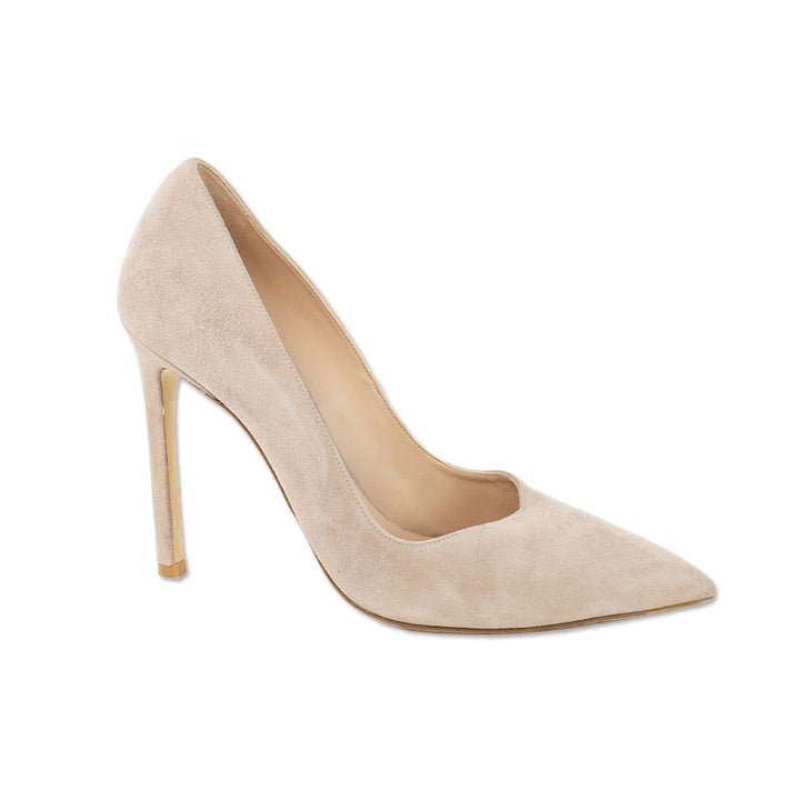 Stuart Weitzman Pink Suede Pump