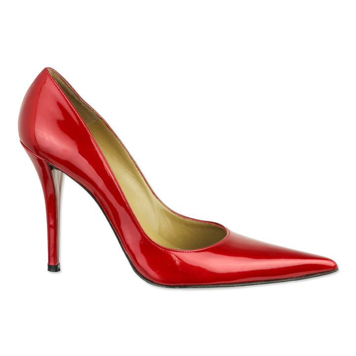 Stuart Weitzman Red Quasar Patent Leather Fever Pumps