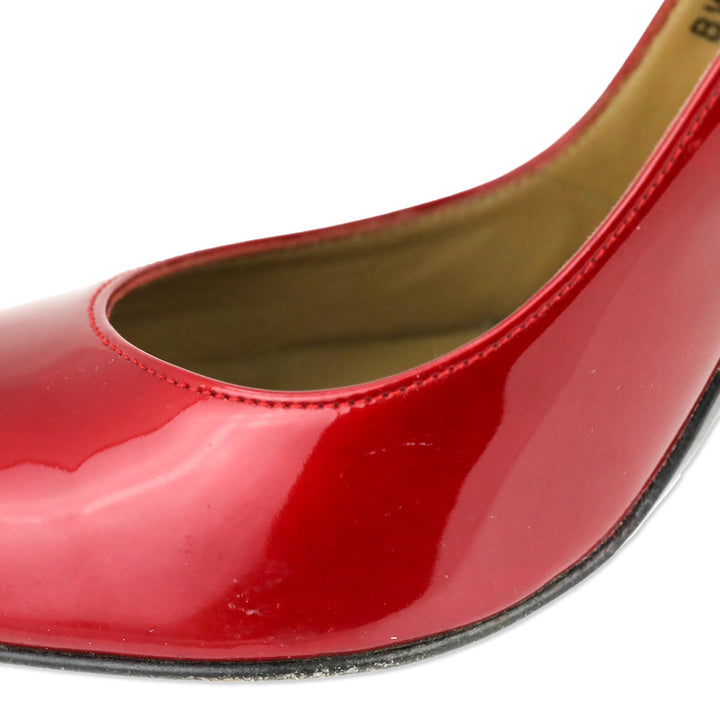 Stuart Weitzman Red Quasar Patent Leather Fever Pumps
