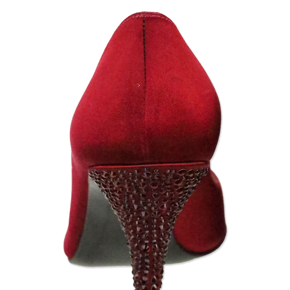 Stuart Weitzman Ruby Satin Give Me Fever Pumps